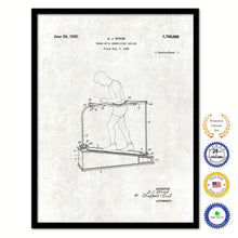 Load image into Gallery viewer, 1930 Tread Mill Exercising Device Old Patent Art Print on Canvas Custom Framed Vintage Home Decor Wall Decoration Great for Gifts