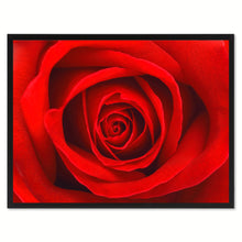Load image into Gallery viewer, Red Rose Flower Framed Canvas Print Home Décor Wall Art