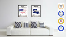 Load image into Gallery viewer, Louisiana State Flag Gifts Home Decor Wall Art Canvas Print Picture Frames