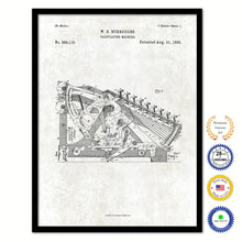 Load image into Gallery viewer, 1888 Calculating Machine Old Patent Art Print on Canvas Custom Framed Vintage Home Decor Wall Decoration Great for Gifts