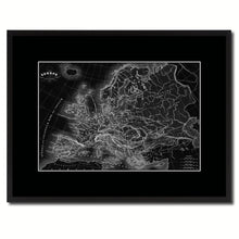 Load image into Gallery viewer, Ancient Europe Vintage Monochrome Map Canvas Print, Gifts Picture Frames Home Decor Wall Art