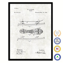 Load image into Gallery viewer, 1898 Skate Old Patent Art Print on Canvas Custom Framed Vintage Home Decor Wall Decoration Great for Gifts