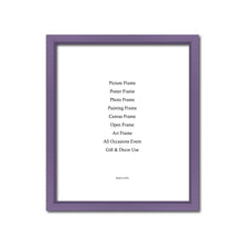 Load image into Gallery viewer, Purple Colorful Wood Frame Signature Frames Perfect Modern Comtemporary Painting Artwork Craft Project Home Decor