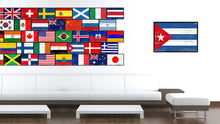 Load image into Gallery viewer, Cuba Country National Flag Vintage Canvas Print with Picture Frame Home Decor Wall Art Collection Gift Ideas