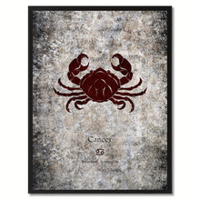 Load image into Gallery viewer, Zodiac Cancer Horoscope Astrology Canvas Print, Picture Frame Home Decor Wall Art Gift