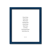 Load image into Gallery viewer, Blue Colorful Wood Frame Signature Frames Perfect Modern Comtemporary Painting Artwork Craft Project Home Decor