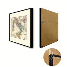 Load image into Gallery viewer, Italy Rome Vintage Antique Map Wall Art Home Decor Gift Ideas Canvas Print Custom Picture Frame