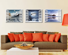 Load image into Gallery viewer, Santa Claus Picture 3D French Window Canvas Print Home Décor Wall Frames