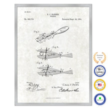 Load image into Gallery viewer, 1891 Wrench Old Patent Art Print on Canvas Custom Framed Vintage Home Decor Wall Decoration Great for Gifts