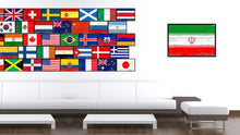 Load image into Gallery viewer, Iran Country National Flag Vintage Canvas Print with Picture Frame Home Decor Wall Art Collection Gift Ideas