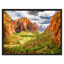 Load image into Gallery viewer, Zion National Park Landscape Photo Canvas Print Pictures Frames Home Décor Wall Art Gifts