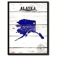Load image into Gallery viewer, Alaska State Flag Gifts Home Decor Wall Art Canvas Print Picture Frames