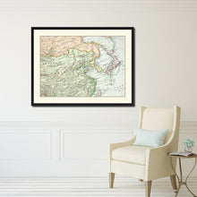 Load image into Gallery viewer, Europe Asia Vintage Antique Map Wall Art Home Decor Gift Ideas Canvas Print Custom Picture Frame