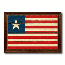 Load image into Gallery viewer, Historical State City Florida Secession State Vintage Flag Canvas Print Brown Picture Frame
