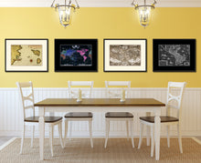 Load image into Gallery viewer, Sicily West Aegadian Islands Vintage Antique Map Wall Art Home Decor Gift Ideas Canvas Print Custom Picture Frame