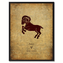 Load image into Gallery viewer, Zodiac Aries Horoscope Astrology Canvas Print, Picture Frame Home Decor Wall Art Gift