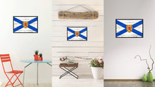 Load image into Gallery viewer, Nova Scotia Province City Canada Country Flag Vintage Canvas Print with Black Picture Frame Home Decor Wall Art Collectible Decoration Artwork Gifts