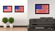 Load image into Gallery viewer, The Pledge of Allegiance American USA Flag Canvas Print Black Picture Frame Gifts Home Decor Wall Art
