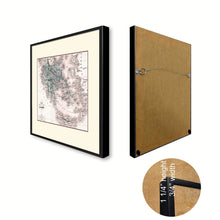 Load image into Gallery viewer, Greece Vintage Antique Map Wall Art Home Decor Gift Ideas Canvas Print Custom Picture Frame