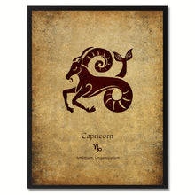 Load image into Gallery viewer, Zodiac Capricorn Horoscope Astrology Canvas Print, Picture Frame Home Decor Wall Art Gift