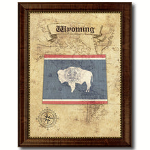 Load image into Gallery viewer, Wyoming State Vintage Map Home Decor Wall Art Office Decoration Gift Ideas