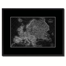 Load image into Gallery viewer, Europe Vintage Monochrome Map Canvas Print, Gifts Picture Frames Home Decor Wall Art