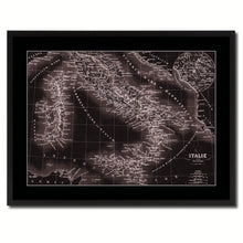 Load image into Gallery viewer, Italy Rome Vintage Vivid Sepia Map Canvas Print, Picture Frames Home Decor Wall Art Decoration Gifts