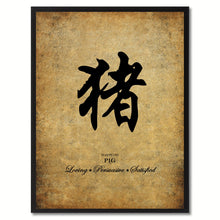 Load image into Gallery viewer, Zodiac Pig Horoscope Canvas Print Picture Frame Gifts Home Decor Wall Art Decoration