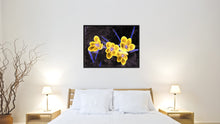 Load image into Gallery viewer, Yellow Crocuses Flower Framed Canvas Print Home Décor Wall Art