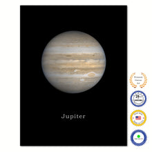 Load image into Gallery viewer, Jupiter Print on Canvas Planets of Solar System Black Custom Framed Art Home Decor Wall Office Decoration
