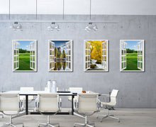 Load image into Gallery viewer, Fleming Island Golf Course Picture French Window Canvas Print with Frame Gifts Home Decor Wall Art Collection