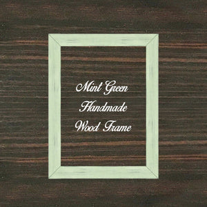 Mint Green Wood Frame Wholesale Farmhouse Shabby Chic Picture Photo Poster Art Home Decor