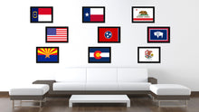 Load image into Gallery viewer, Tennessee State Flag Canvas Print with Custom Black Picture Frame Home Decor Wall Art Decoration Gifts