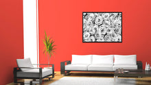 Load image into Gallery viewer, White Roses Flower Framed Canvas Print Home Décor Wall Art