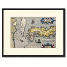 Load image into Gallery viewer, Japan Vintage Antique Map Wall Art Home Decor Gift Ideas Canvas Print Custom Picture Frame
