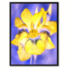 Load image into Gallery viewer, Yellow Iris Flower Framed Canvas Print Home Décor Wall Art