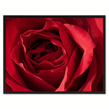 Load image into Gallery viewer, Red Rose Flower Framed Canvas Print Home Décor Wall Art