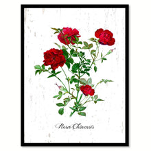 Load image into Gallery viewer, Red Rose Flower Canvas Print with Picture Frame Floral Home Decor Wall Art Living Room Decoration Gifts