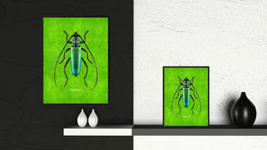 Capricorn Green Canvas Print, Picture Frames Home Decor Wall Art Gifts