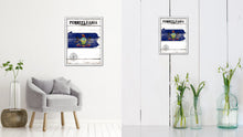 Load image into Gallery viewer, Pennsylvania Flag Gifts Home Decor Wall Art Canvas Print with Custom Picture Frame