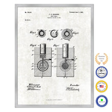 Load image into Gallery viewer, 1902 Golf Ball Old Patent Art Print on Canvas Custom Framed Vintage Home Decor Wall Decoration Great for Gifts