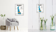 Load image into Gallery viewer, Delaware Flag Gifts Home Decor Wall Art Canvas Print with Custom Picture Frame