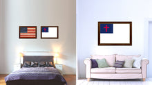 Load image into Gallery viewer, Kayso Christian Religious Flag Canvas Print with Brown Picture Frame Home Decor Wall Art Gift Ideas
