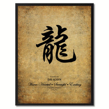 Load image into Gallery viewer, Zodiac Dragon Horoscope Canvas Print Picture Frame Gifts Home Decor Wall Art Decoration