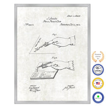 Load image into Gallery viewer, 1862 Pen and Pencil Case Old Patent Art Print on Canvas Custom Framed Vintage Home Decor Wall Decoration Great for Gifts