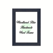 Load image into Gallery viewer, Wheathered Blue Wood Frame Wholesale Farmhouse Shabby Chic Picture Photo Poster Art Home Decor