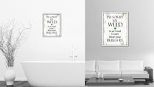 Load image into Gallery viewer, I'm Sorry My Weed Is So Loud I Can't Hear Your Bullsh?t Vintage Saying Gifts Home Decor Wall Art Canvas Print with Custom Picture Frame