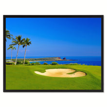 Load image into Gallery viewer, Coastal Golf Course Photo Canvas Print Pictures Frames Home Décor Wall Art Gifts