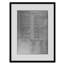 Load image into Gallery viewer, Constitution We The People Canvas Print Home Decor Wall Art, Black Framed