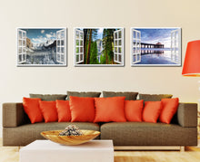 Load image into Gallery viewer, Waterfalls Yosemite National Park California Picture French Window Framed Canvas Print Home Decor Wall Art Collection